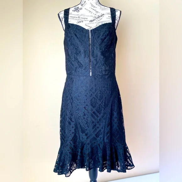 chinese dress ladies Hattie Dress in Cornflower Blue Lace
